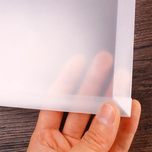 Clear Zip Plastic Envelopes A4 Zipper Document Folder Letter