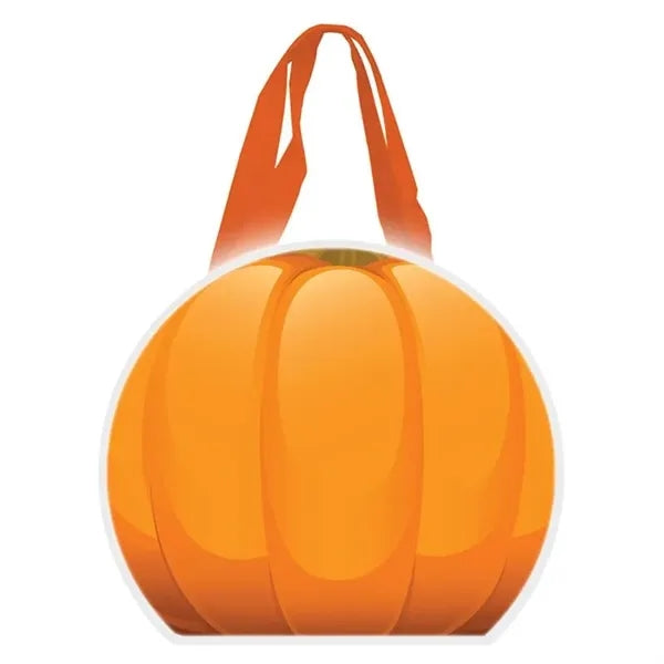 Reflective-Accented Pumpkin-Designed Tote
