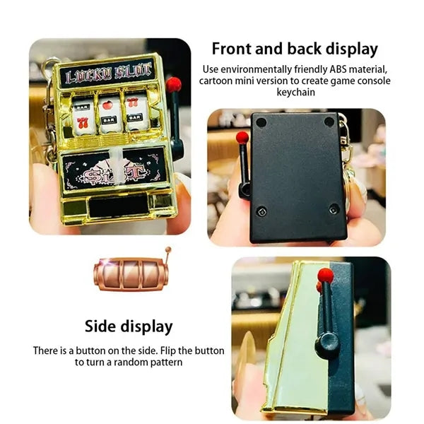 Mini Playable Fruit Machine Keychain