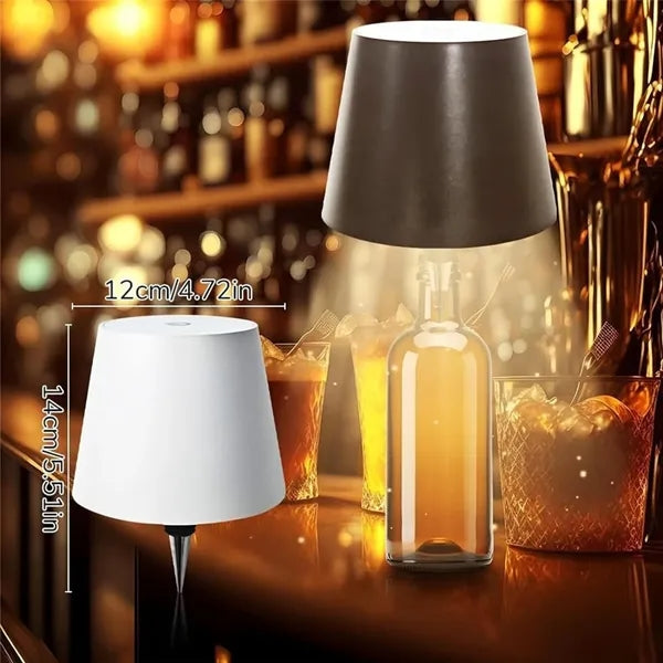LED Rechargeable Wine Cork Table Lamp