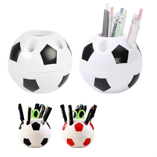 Soccer Shape Plastic Pen Holder
