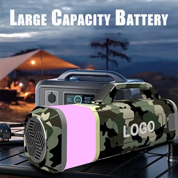 LED Multi-function Speaker with Tool Box
