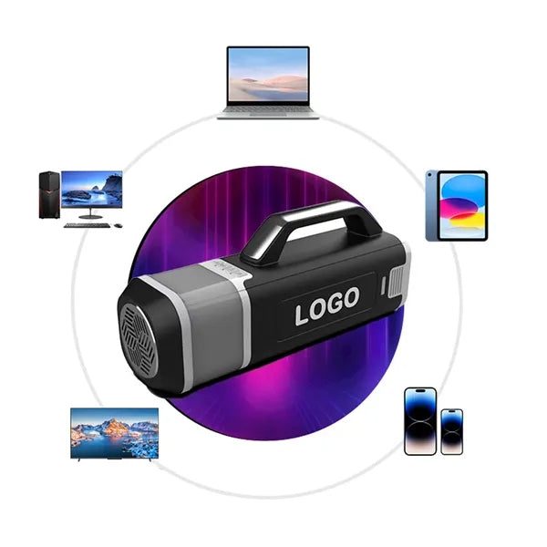 LED Multi-function Speaker with Tool Box
