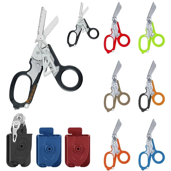 Outdoor 6-in-1 Tactical Folding Scissors