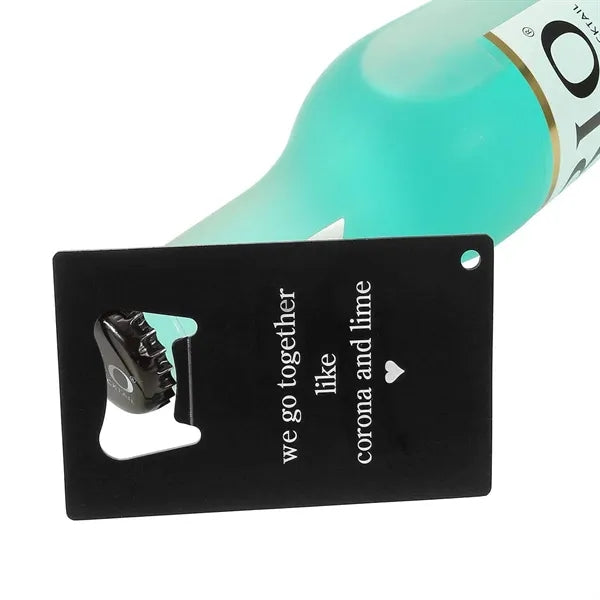 Stainless Steel Credit Card Bottle Opener