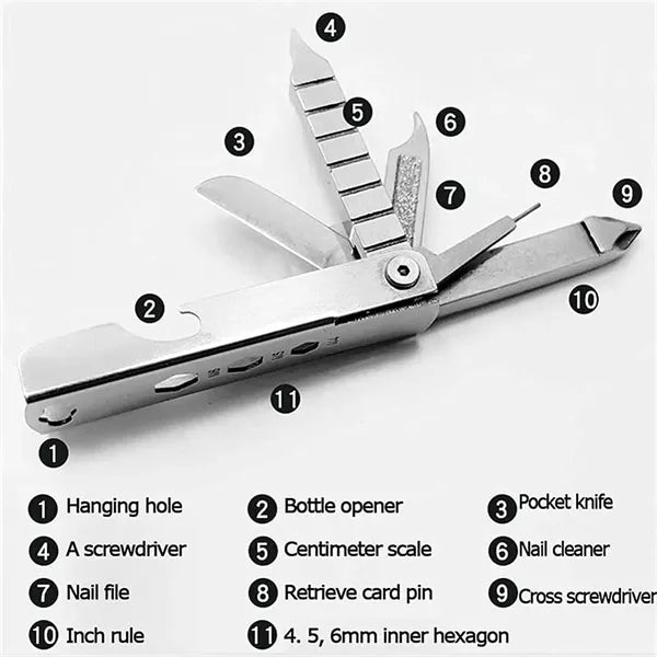 Multifunctional SIM Card Eject Pin Needle Keychain