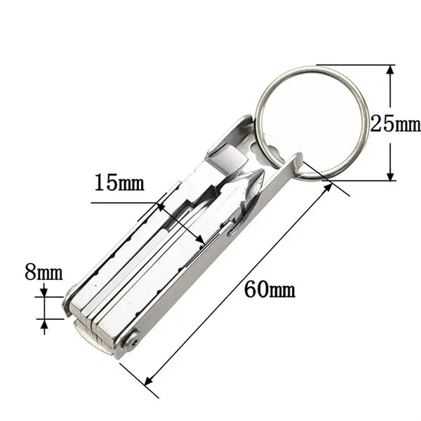 Multifunctional SIM Card Eject Pin Needle Keychain