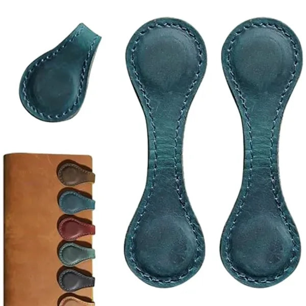 Leather Magnetic Bookmarks