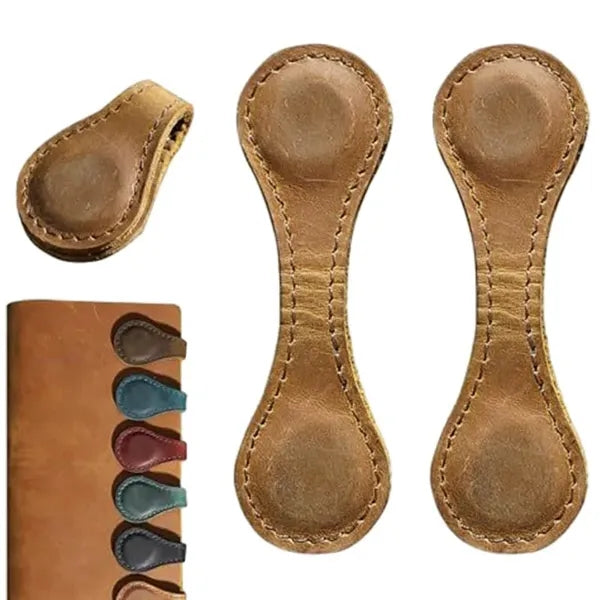 Leather Magnetic Bookmarks