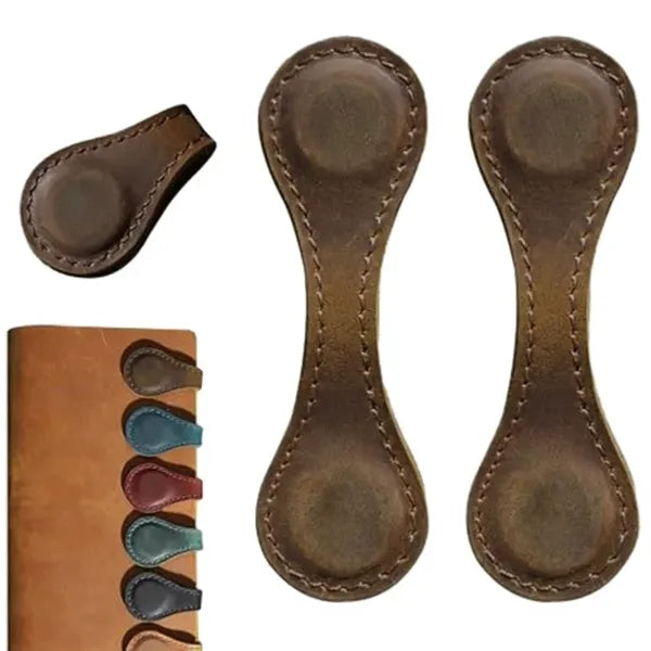 Leather Magnetic Bookmarks