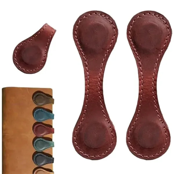Leather Magnetic Bookmarks