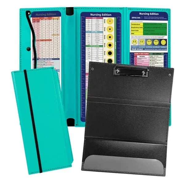 Portable Foldable Nursing Clipboard Pocket Size