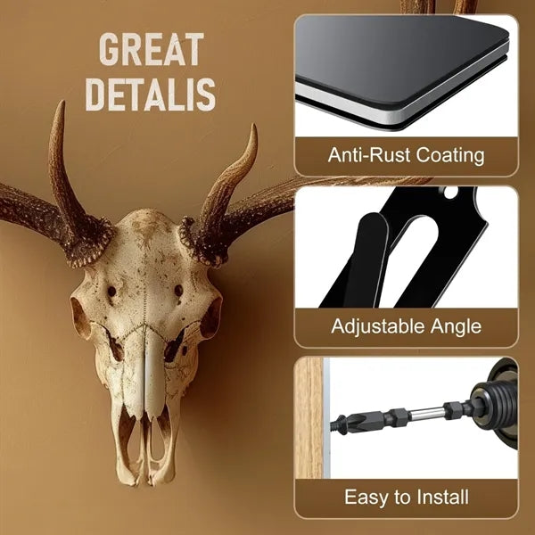 Heavy Duty Steel Skull Mount Hanger for Displays