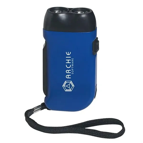 Grip-and-Squeeze Flashlight