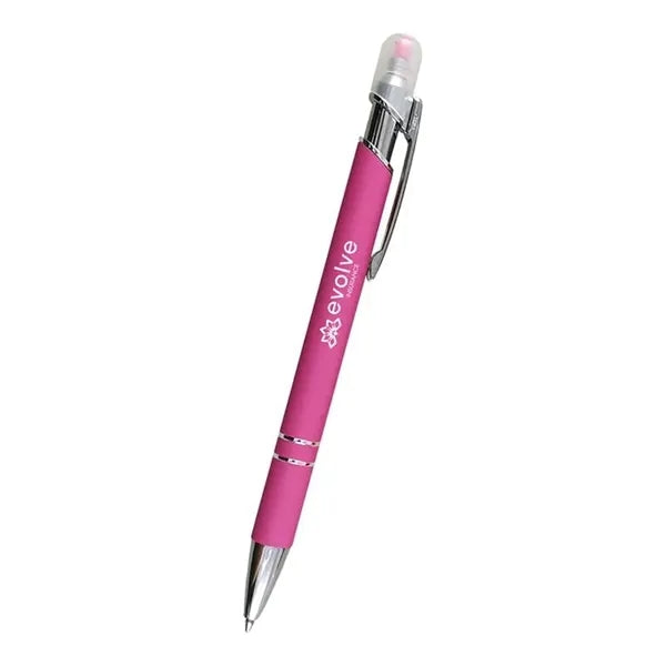 Mia Incline Pen With Highlighter