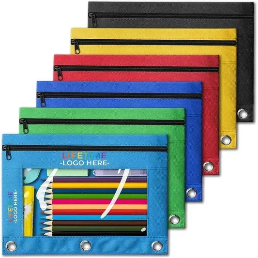 Multifunctional Pencil Bag With Transparent Window