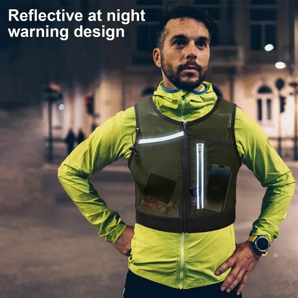 Multi-pocket Sports Vest Bag For Outdoor Use
