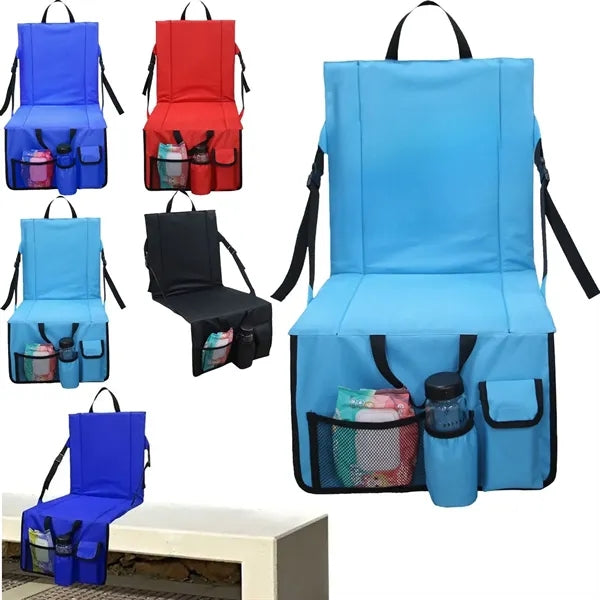 Portable Seat Cushion with Pocket for Outdoor Use
