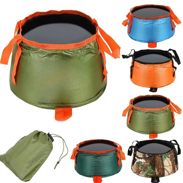 Folding Portable Water Basin for Outdoor Travel