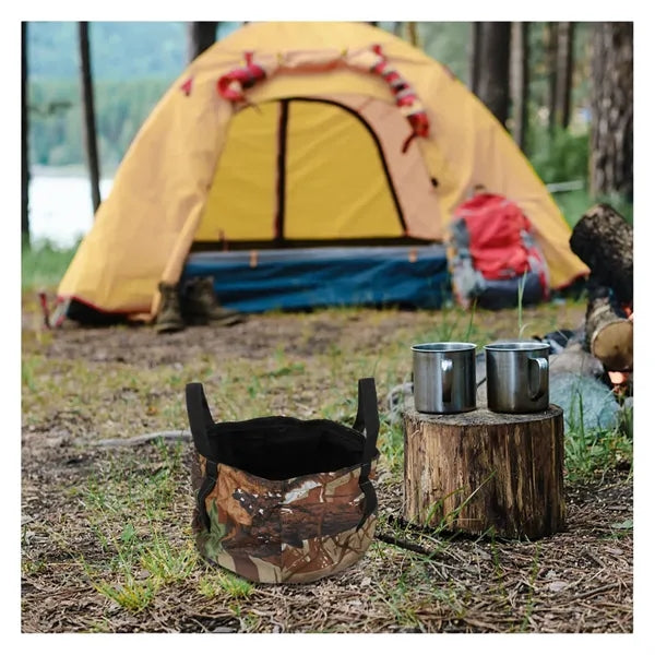 Folding Portable Water Basin for Outdoor Travel