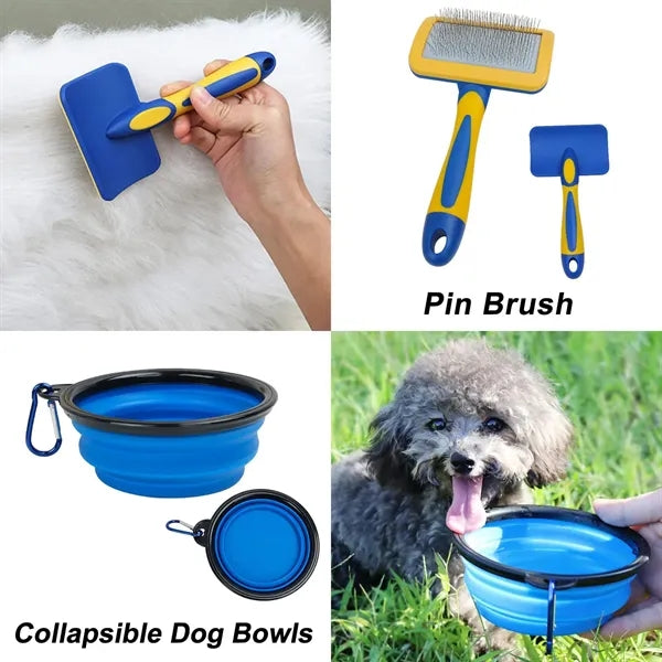 Pet Grooming Kit 8-Piece Set with Storage Bag
