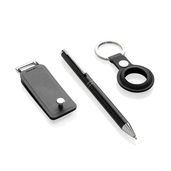 Recycled Aluminium Pen Keychain Set
