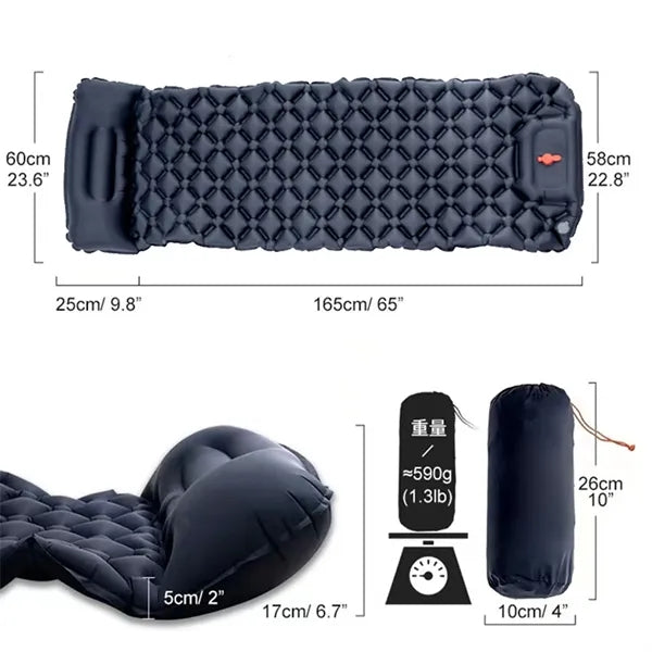 Adventure-Ready Inflatable Sleeping Pad