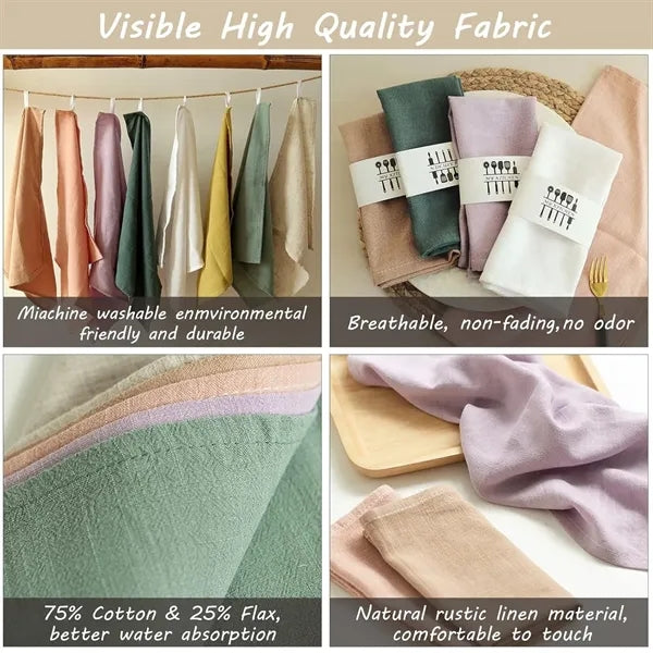 Cotton Linen Cloth Napkin