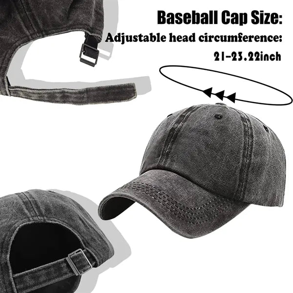 Cotton Vintage Baseball Cap