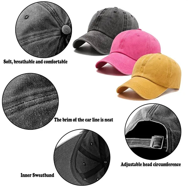 Cotton Vintage Baseball Cap