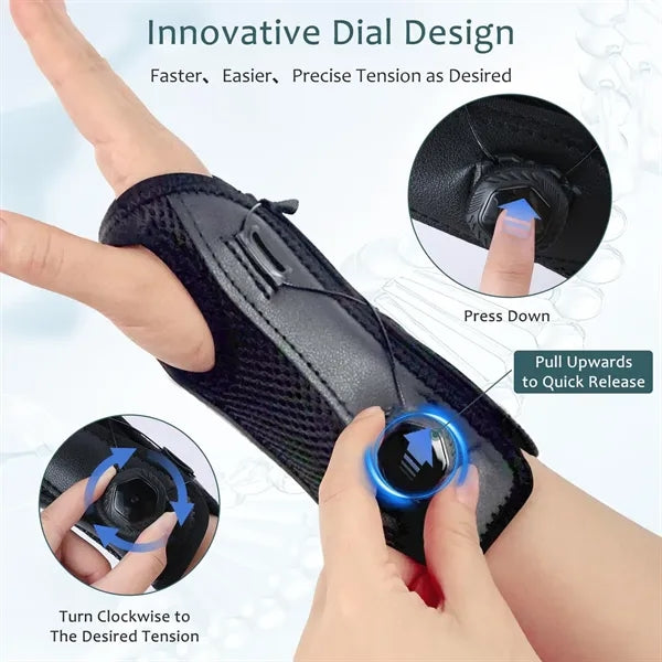 Adjustable Knob Wrist Guard with Support Board