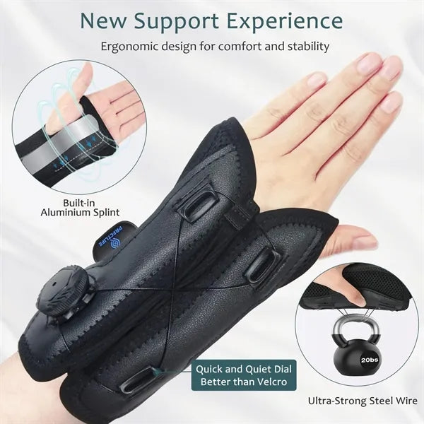 Adjustable Knob Wrist Guard with Support Board