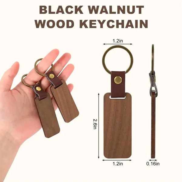 Black Walnut Keychain
