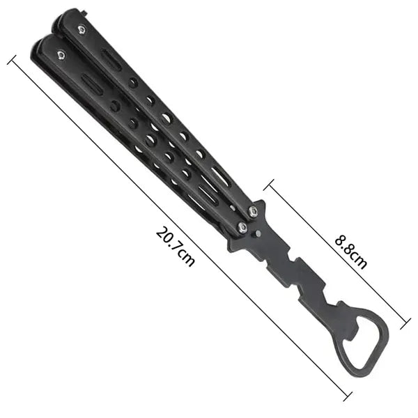 Butterfly Knife Shape Bottle Opener