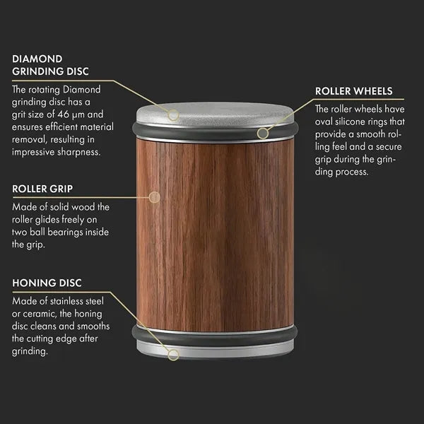 Wooden Rolling Knife Sharpener