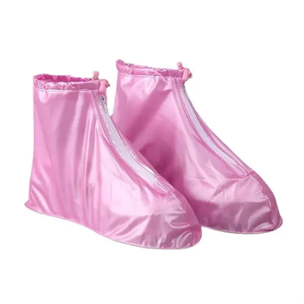 Waterproof Slip-On Shoe Protectors with Zipper