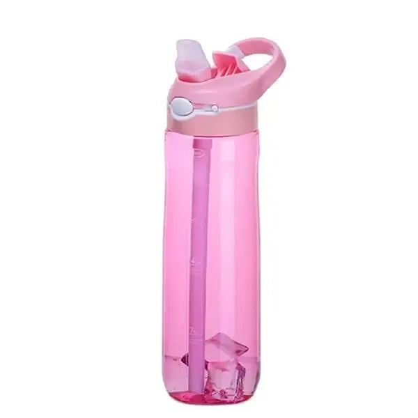 26 Oz Flip Up Spout & Straw Bottle