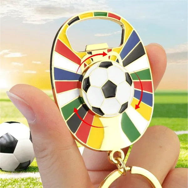 World Cup Football Bottle Opener Keychain Small Charm