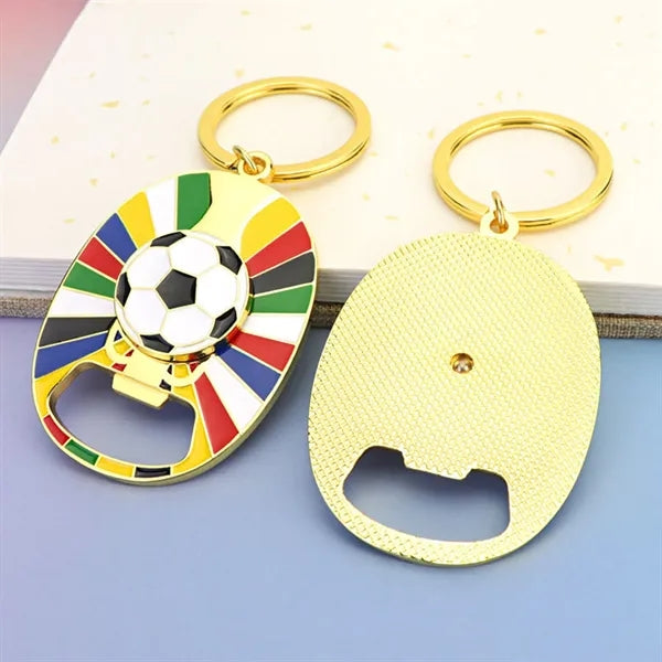 World Cup Football Bottle Opener Keychain Small Charm