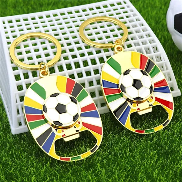 World Cup Football Bottle Opener Keychain Small Charm