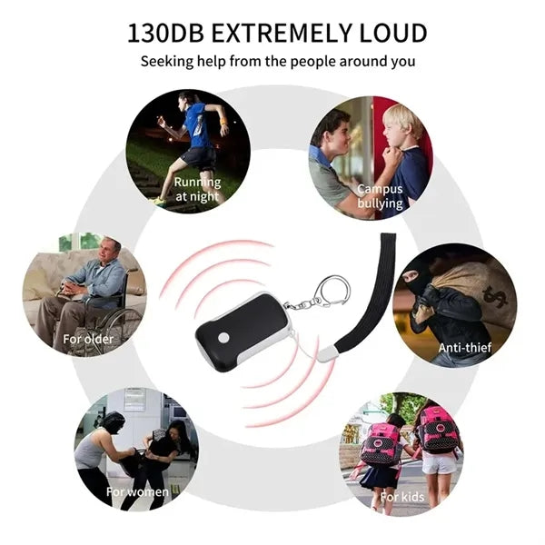 High Decibel Multi-Function Personal Alarm
