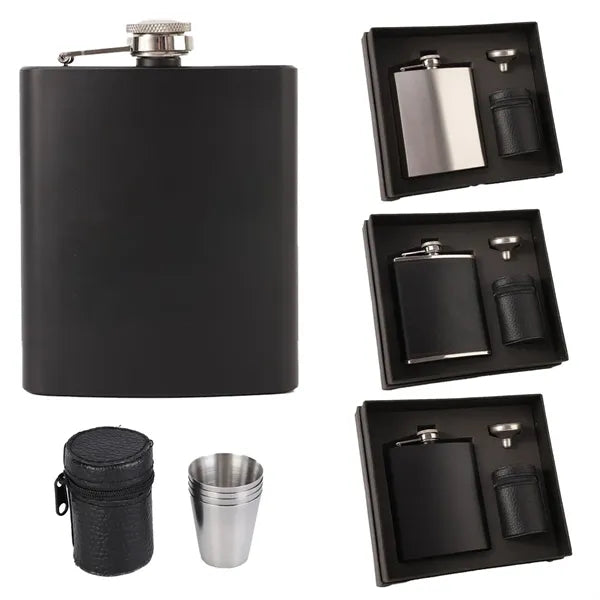 7 Oz Stainless Steel Portable Hip Flask