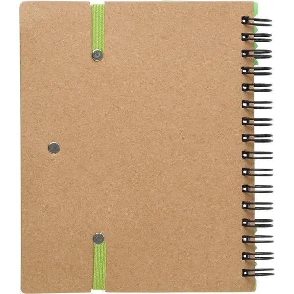 Spiral Notebook With Sticky Pen And Ruler