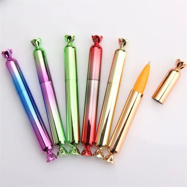 Colored candy shaped ballpoint pen
