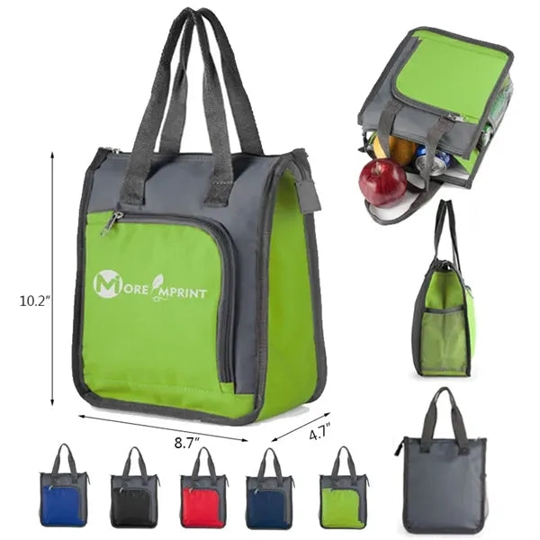 7L Oxford Insulated Lunch Bag Waterproof Thermal Tote