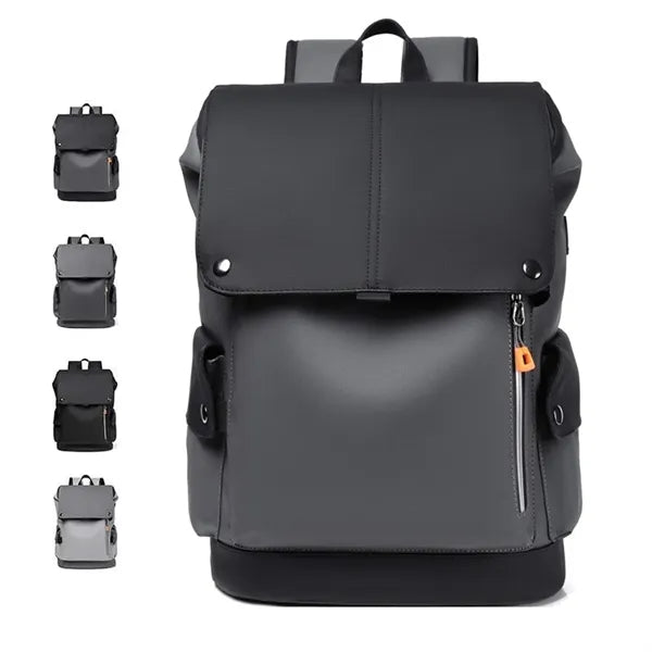 PU Leather Large Capacity Travel Backpack