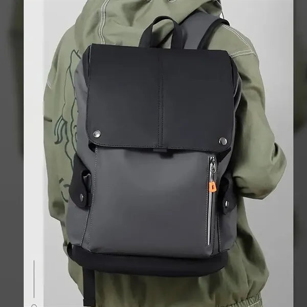 PU Leather Large Capacity Travel Backpack