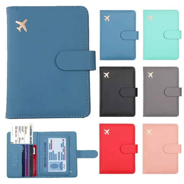 Waterproof Rfid Blocking Leather Passport Holder Cover Case