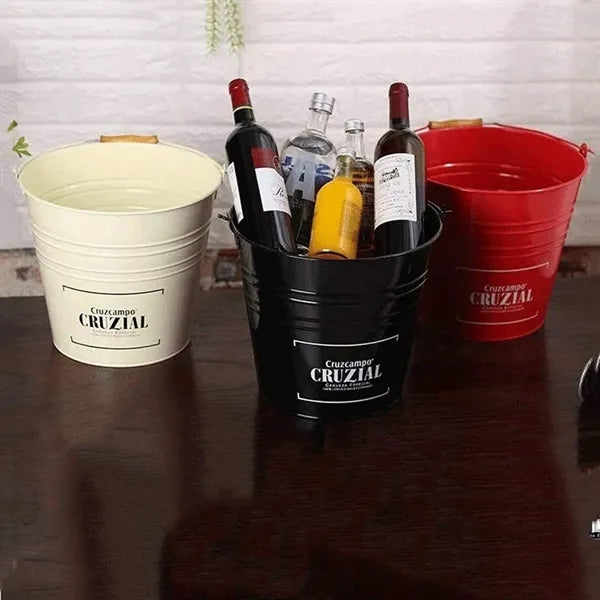 Large Champagne Bucket for Parties with Handles