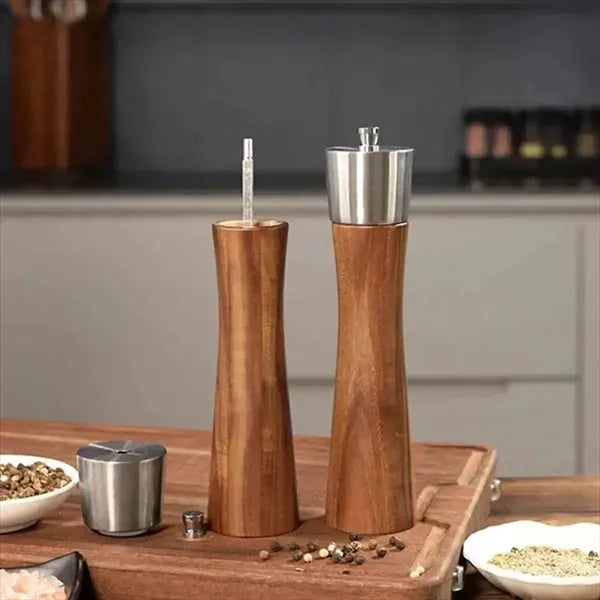 8" Wooden Seasoning Grinder